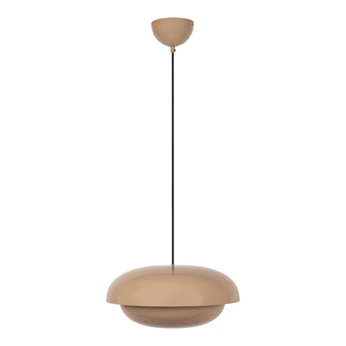 Lucide YOUNES - Pendant light - Ø 40 cm - 1xE27 - Taupe | Essential - turned off